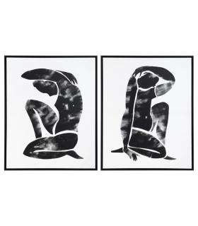 CUADRO PINTURA FIGURAS 2/M LIENZO 84 X 5 X 104 CM