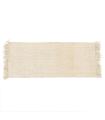 ALFOMBRA CREMA YUTE ALTEA DECORACIÓN 70 X 170 CM