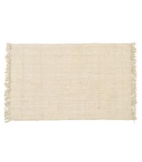 ALFOMBRA CREMA YUTE ALTEA DECORACIÓN 160 X 230 CM