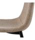 SILLA TAUPE TEJIDO-METAL SALÓN 43 X 52 X 87 CM