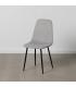 SILLA GRIS TEJIDO-METAL SALÓN 43 X 52 X 87 CM