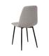 SILLA GRIS TEJIDO-METAL SALÓN 43 X 52 X 87 CM