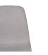 SILLA GRIS TEJIDO-METAL SALÓN 43 X 52 X 87 CM