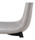 SILLA GRIS TEJIDO-METAL SALÓN 43 X 52 X 87 CM