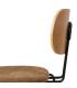 SILLA NATURAL-MARRÓN TEJIDO-METAL SALÓN 48 X 55 X 82,50 CM