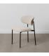 SILLA CREMA TEJIDO-METAL SALÓN 50 X 54 X 73,50 CM