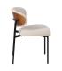 SILLA CREMA TEJIDO-METAL SALÓN 50 X 54 X 73,50 CM
