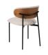 SILLA CREMA TEJIDO-METAL SALÓN 50 X 54 X 73,50 CM