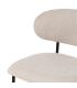 SILLA CREMA TEJIDO-METAL SALÓN 50 X 54 X 73,50 CM