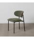 SILLA VERDE TEJIDO-METAL SALÓN 50 X 54 X 73,50 CM