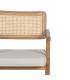 SILLA BRAZOS NATURAL MADERA / FIBRA 56 X 55 X 81 CM