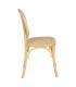 SILLA NATURAL MADERA DE OLMO SALÓN 44,50 X 41,50 X 89 CM