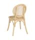 SILLA NATURAL MADERA DE OLMO SALÓN 44,50 X 41,50 X 89 CM