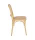 SILLA NATURAL MADERA DE OLMO SALÓN 45 X 42 X 86 CM