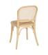 SILLA NATURAL MADERA DE OLMO SALÓN 45 X 42 X 86 CM