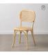 SILLA NATURAL MADERA DE OLMO SALÓN 45 X 41 X 88 CM