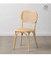 Natural elm wood living room chair 45 x 41 x 88 cm