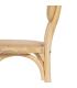 SILLA NATURAL MADERA DE OLMO SALÓN 45 X 41 X 88 CM