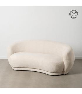 SOFÁ BEIGE TEJIDO SALÓN 191 X 93 X 75 CM