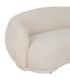 SOFÁ BEIGE TEJIDO SALÓN 191 X 93 X 75 CM