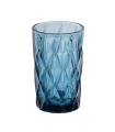 VASO AZUL CRISTAL DECORACIÓN 8 X 8 X 12,50 CM