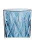 VASO AZUL CRISTAL DECORACIÓN 8 X 8 X 12,50 CM