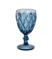 COPA AZUL CRISTAL DECORACIÓN 9 X 9 X 17 CM