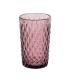 VASO ROSA CRISTAL DECORACIÓN 8 X 8 X 12,50 CM