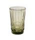 VASO VERDE CRISTAL DECORACIÓN 8 X 8 X 12,50 CM