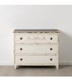 CÓMODA BLANCO ROZADO MADERA 105 X 50 X 87,50 CM