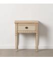 MESITA NATURAL-CREMA MADERA 56 X 36 X 68 CM
