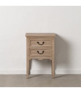 MESITA NATURAL MADERA 50 X 38 X 72 CM