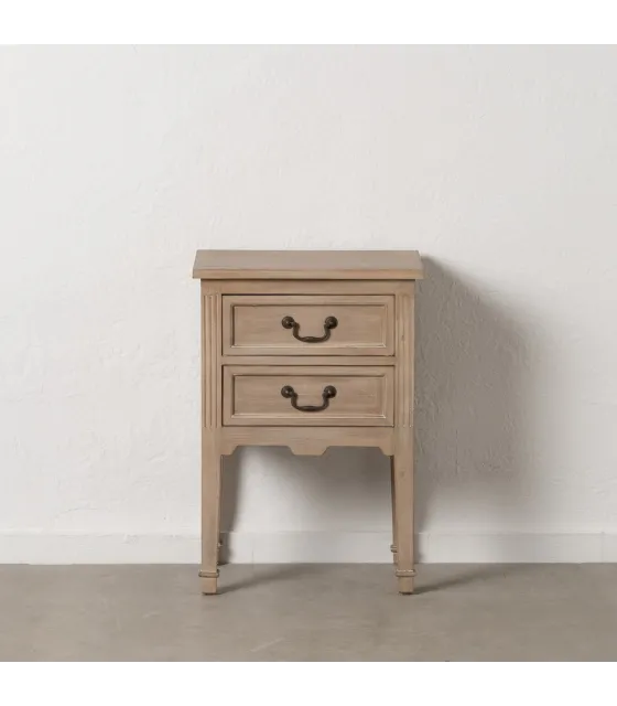 MESITA NATURAL MADERA 50 X 38 X 72 CM