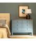 CÓMODA AZUL MADERA 115 X 45 X 90 CM