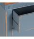 CÓMODA AZUL MADERA 115 X 45 X 90 CM