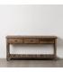 CONSOLA MARRÓN MADERA 184,50 X 50 X 86,80 CM