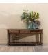 CONSOLA MARRÓN MADERA 184,50 X 50 X 86,80 CM
