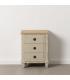 MESITA CREMA MADERA 48 X 36 X 61 CM