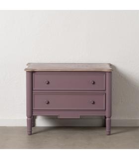 MUEBLE AUXILIAR MORADO MADERA 80 X 45 X 60 CM