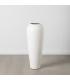 JARRÓN BLANCO FIBRA DE CEMENTO 38 X 38 X 100 CM