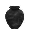 JARRÓN GRIS FIBRA DE CEMENTO DECORACIÓN 45 X 45 X 51 CM