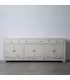 White Sideboard Rouzed Lounge 220 x 42 x 85 cm