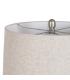 LÁMPARA MESA CREMA METAL-CERÁMICA 38 X 38 X 72 CM