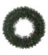 CORONA VERDE PVC DECORACIÓN 38 X 38 CM