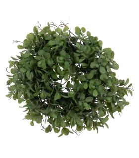 CENTRO MESA VERDE PVC DECORACIÓN 26 X 26 CM