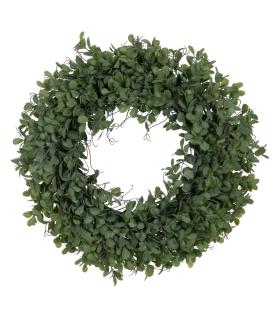 CENTRO MESA VERDE PVC DECORACIÓN 41 X 41 CM