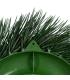 CORONA VERDE PVC DECORACIÓN 31 X 31 CM