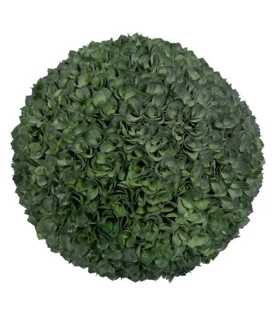 BOLA BOJ VERDE PVC DECORACIÓN 37 X 37 CM