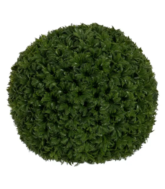 BOLA BOJ VERDE PVC DECORACIÓN 30 X 30 CM