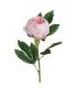 FLOR PEONÍA ROSA POLIÉSTER-POLIETILENO 66 CM